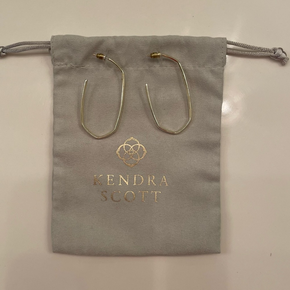 Kendra Scott Gold Hoops